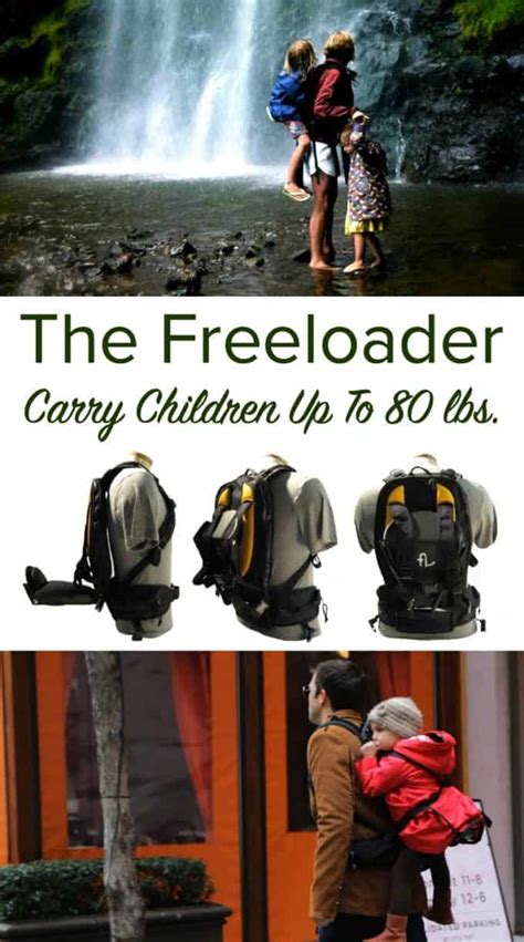 The Freeloader Innovative Child Carrier For Toddlers And Bigger