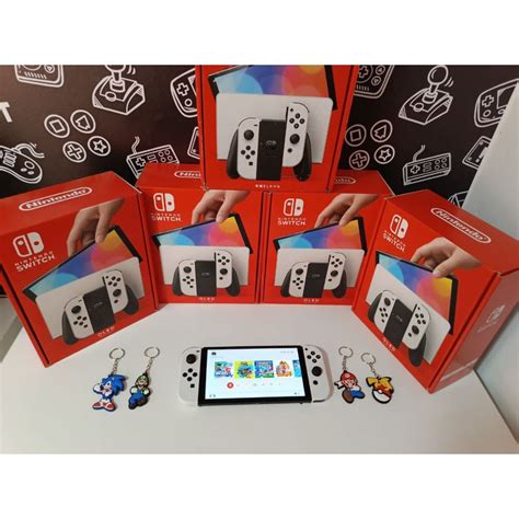 Nintendo Switch Oled Branco Desbloqueado Novo128 256 512GB JOGOS A