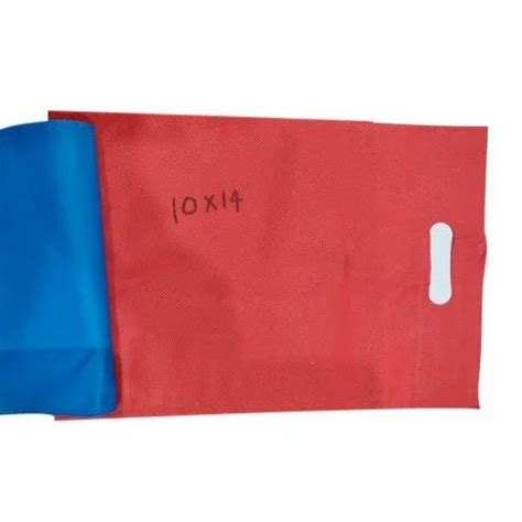 10x14 Inch Non Woven D Cut Bag At Rs 130 Kg D Cut Carry Bag In