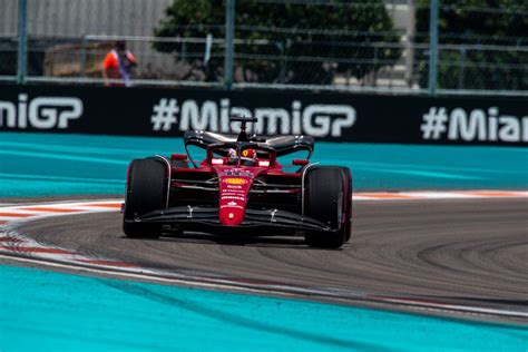 F Gp Miami Qualifiche Esulta Leclerc Prima Fila Tutta Ferrari