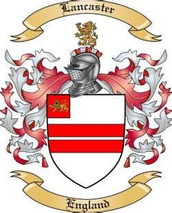 Lancaster Family Crest from England by The Tree Maker