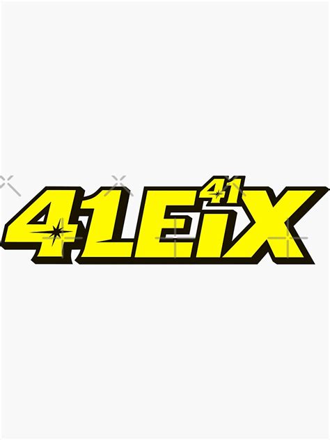 Aleix Espargaro Number 41 2022 Sticker For Sale By Artscenter Redbubble