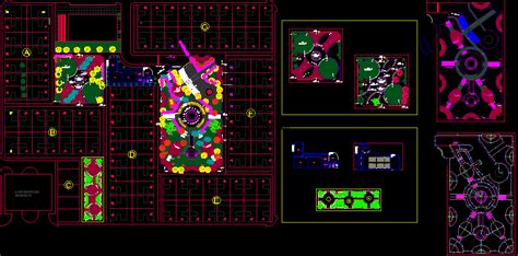 Parque En AutoCAD Librería CAD