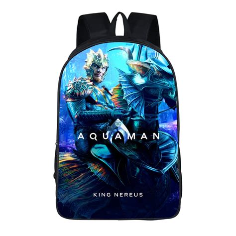 16‘aquaman Backpack School Bag Baganime