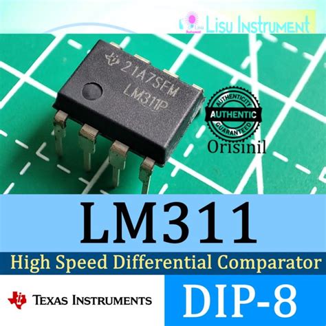 LM311 LM311P High Speed 30V Differential Comparator With Strobes PDIP