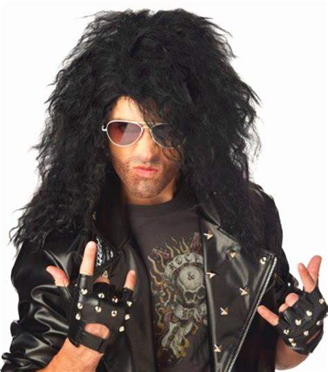 Menoqi Mens Wig S S Disco Rock Dude Wig Halloween Costumes Punk