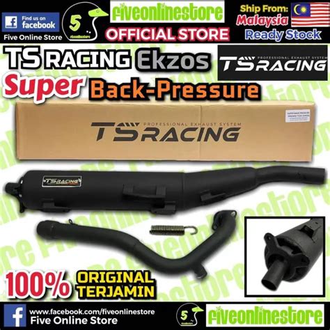 TS RACING Super Back Pressure 35mm Exhaust Pipe Y15ZR Cutting Standard