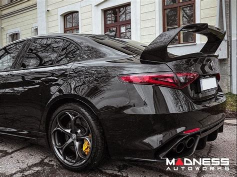 Alfa Romeo Giulia Trunk Spoiler Gtam Carbon Fiber