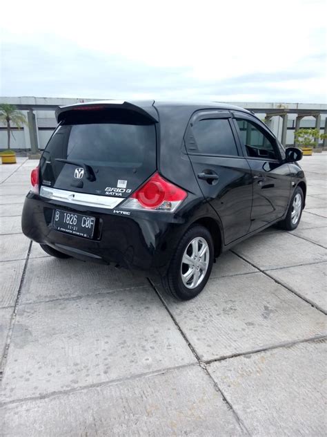 Honda Brio E Satya 2016 Matic Hitam Km 3 Rban MobilBekas