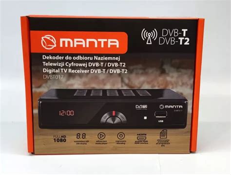 Dekoder Manta Dvbt Dvb T Gwarancja Oficjalne