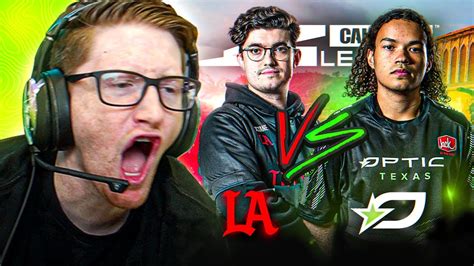 Scump Reacts To Optic Vs La Thieves Youtube