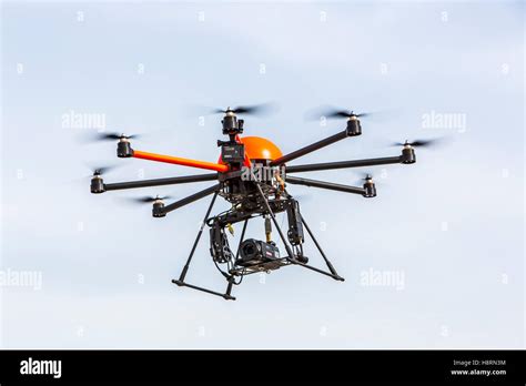 Drone, multi copter, octocopter, with a camera system, professional ...