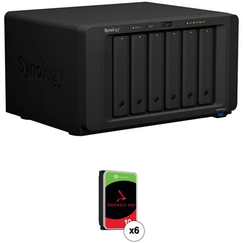 Synology 60tb Diskstation Ds1621xs 6 Bay Nas Enclosure Kit With