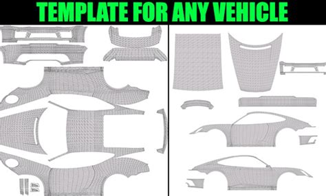 Make Template For Fivem Car And Livery By Ahmedgraphic167 Fiverr