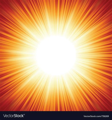 Sun flare Royalty Free Vector Image - VectorStock