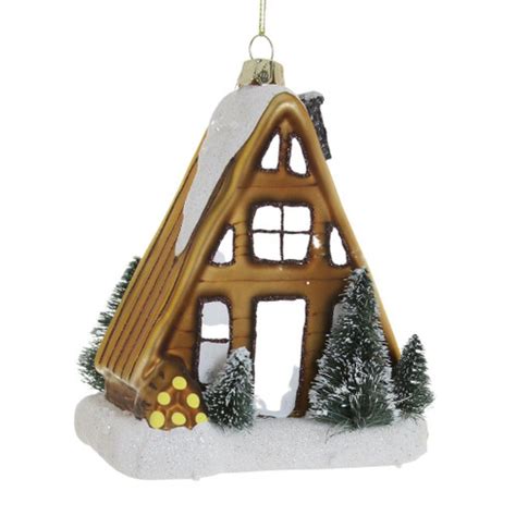 Cody Foster A Frame House Glass Ornament