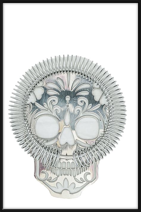 Colador Calavera Silver