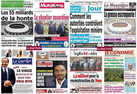 Cameroun La Revue De Presse Du Vendredi F Vrier Lebledparle