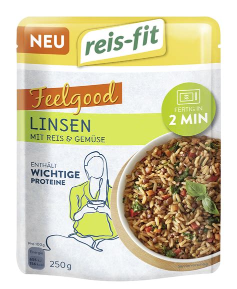 Reis Fit Feelgood Linsen Mit Reis Gem Se G Von Edeka F R