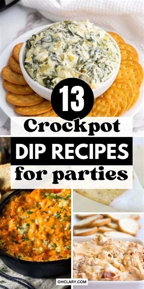 13 Easy Crockpot Dips For Party Slow Cooker Dip Recipes