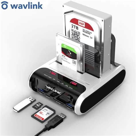 Wavlink Station D Accueil Pour Disque Dur Externe Sata Usb