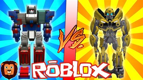 BATALLA EPICA DE TRANSFORMERS EN ROBLOX LEON PICARON ROBLOX YouTube