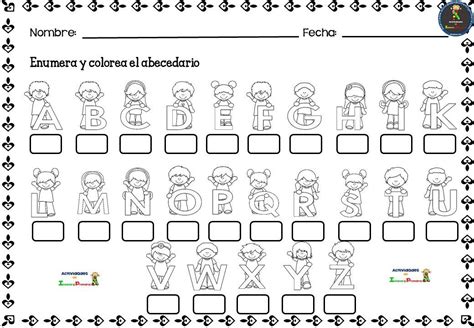 Colección De Fichas Para Aprender El Abecedario Imagenes Educativas Aprender El Abecedario