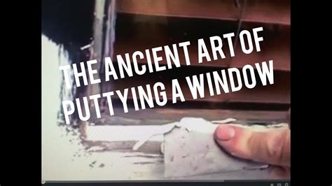 Window Glazing Putty