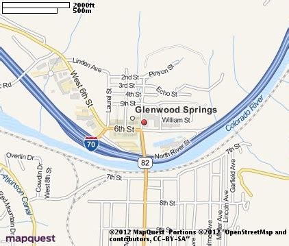 Glenwood Springs Colorado .com Map