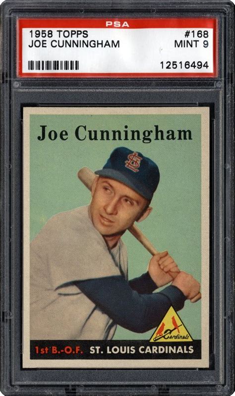 1958 Topps Joe Cunningham Psa Cardfacts®