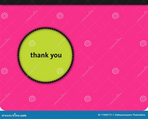 Thank you Greeting card stock vector. Illustration of bloom - 11900772