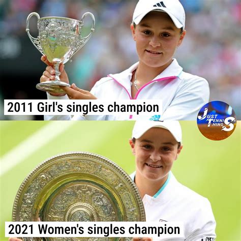 Ashleigh Barty Won The Wimbledon Womens Singles Title 10 Years After