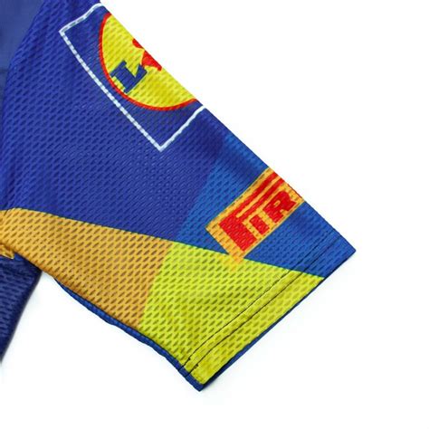 Maillot V Lo Quipe Pro Trek Lidl Aero Mesh Tenuevelo