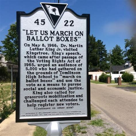 Mlk Visits Kingstree Let Us March On Ballot Boxes The Green Book