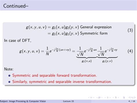 Lecture 15 DCT Walsh And Hadamard Transform PPT