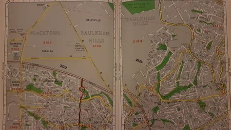 Baulkham Hills in a 1987 street directory : r/sydney