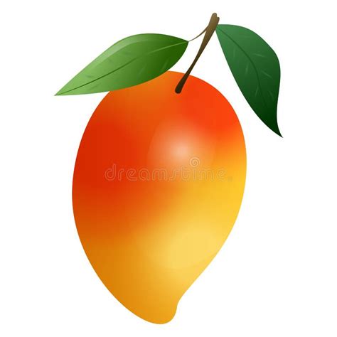 Icono Fresco Del Mango Estilo Plano Ilustraci N Del Vector