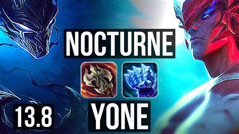 NOCTURNE Vs YONE MID Rank 4 Nocturne 9 1 4 1 7M Mastery 500