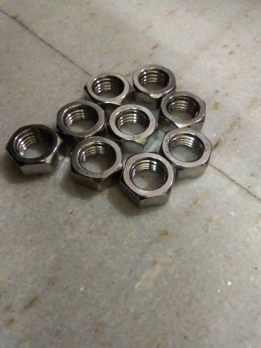 Hexagonal Stainless Steel Hex Nut Thickness Mm Size Inch At