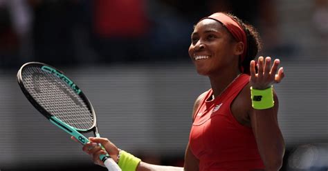 l Américaine Coco Gauff qualifiée pour sa première demi finale à