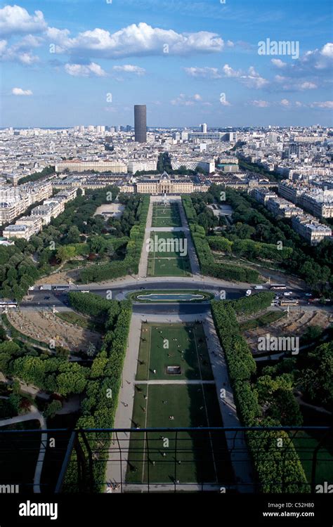 Champ De Mars Paris France Stock Photo Alamy