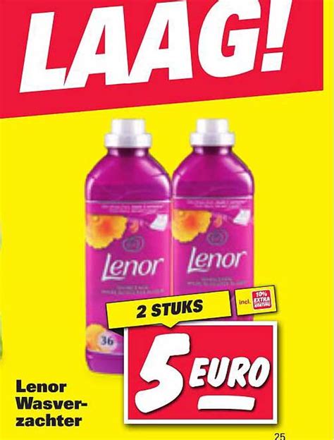 Lenor Wasverzachter Aanbieding Bij Nettorama Folders Nl