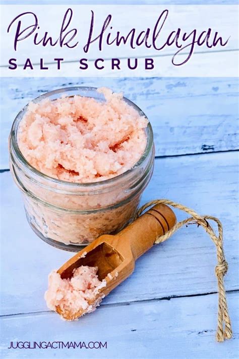 How To Make Pink Himalayan Salt Scrub Himalayan Pink Salt Scrub