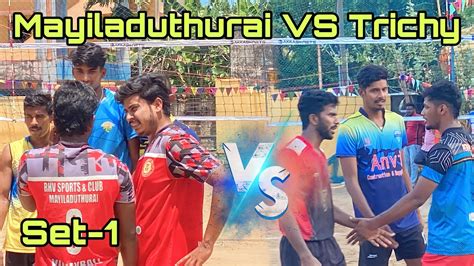 Mayiladuthurai Vs Trichy Friends Set Seven Star Volley Support