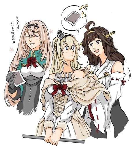 Kongou Warspite Kongou Kai Ni And Victorious Kantai Collection