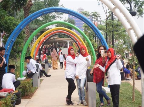 Taman Gajah Kota Tangerang Tak Pernah Sepi Tawa Riang Anak Anak