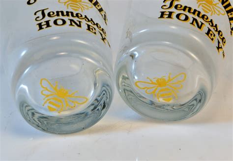 Jack Daniels Tennessee Honey Shot Glasses With Bee Logo On Etsy