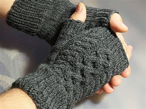 Fingerless Wool Gloves