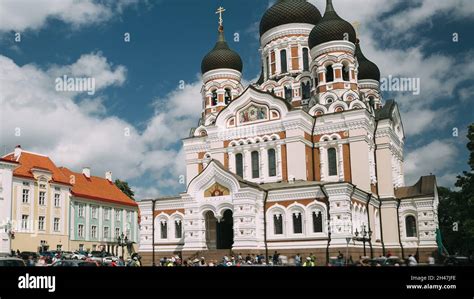 Tallinn Estonia Alexander Nevsky Cathedral Famous Orthodox Cathedral