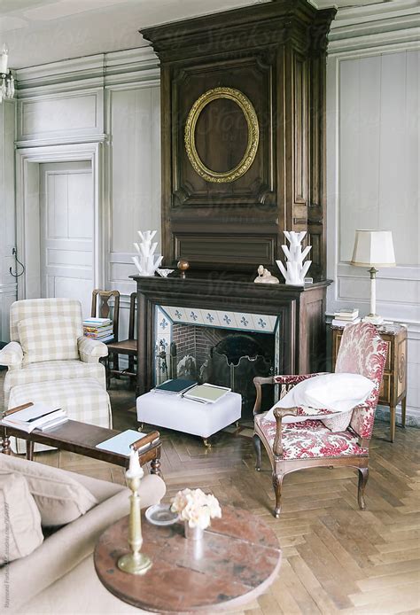 "Interiors Of Luxury French Chateau Home" by Stocksy Contributor ...